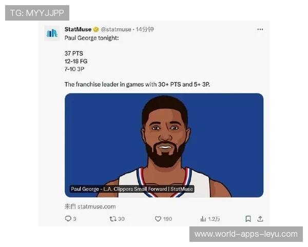 乔治外线再爆发,洛杉矶稳稳拿下比赛